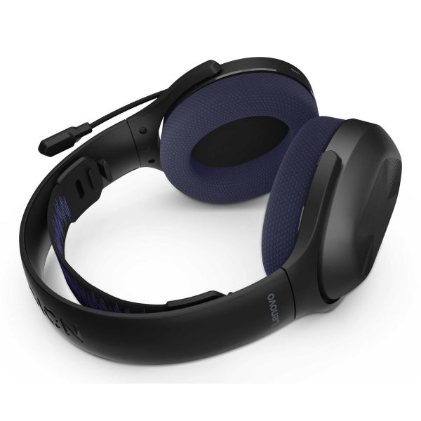 Lenovo Legion H410 Hoofdtelefoons Draadloos Hoofdband Gamen USB Type-C Bluetooth Zwart, Paars (GXD1R34013) Lenovo Legion H410 Hoofdtelefoons Draadloos Hoofdband Gamen USB Type-C Bluetooth Zwart, Paars (GXD1R34013)