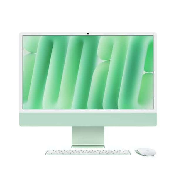 Apple iMac Z1E4 59.62cm Standardglas M4 8C CPU/8C GPU/16C n.E. SSD Gbit Eth MM NumKey TID DE Gruen (Z1E4-0001010) (Z1E4-0001010)