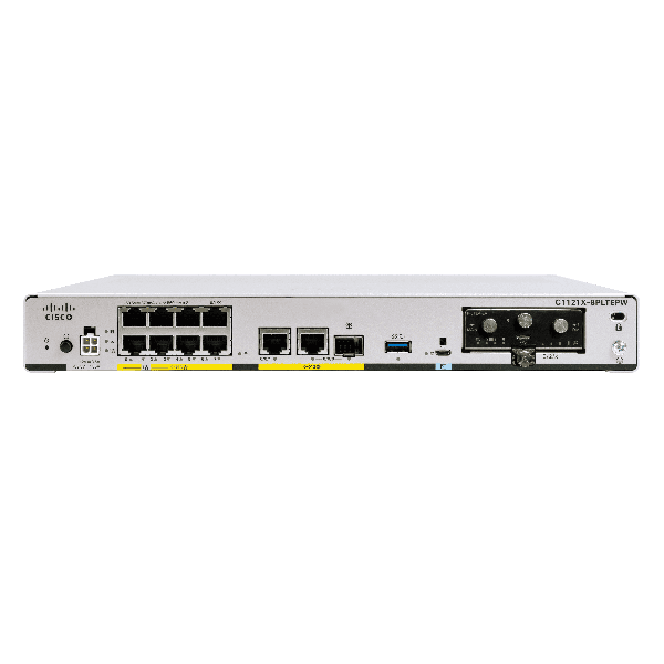 Cisco Refurb/ISR1100GFASTGESFPRoutrw/LTEAdvSMS (C1112-8PLTEEA-RF)