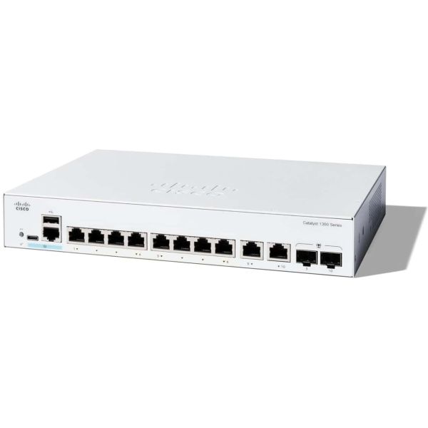 Cisco Refurb/Catalyst 1300 8-port GE Ext PS (C1300-8T-E-2G-RF)