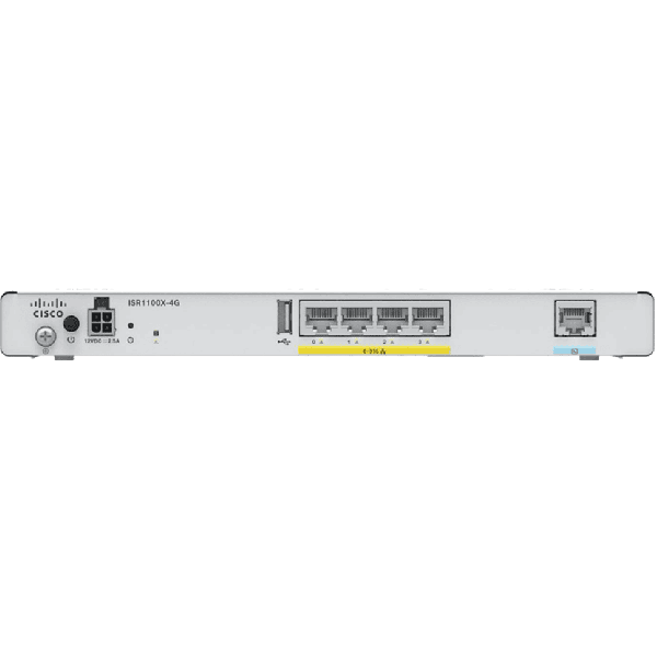 Cisco ISR 1100X Series Router met 4 Ethernet LAN/WAN Poorten (Refurbis (ISR1100X-4G-RF)