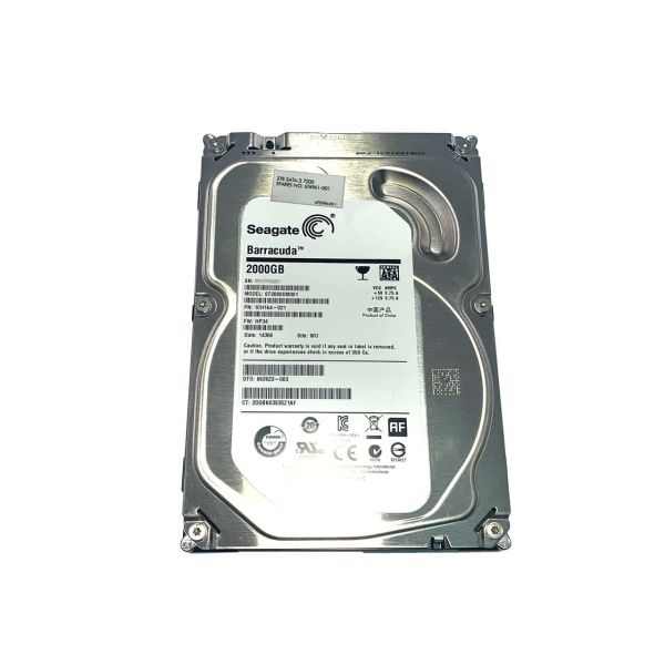 HP 2TB 7200RPM 3.5" SATA 6Gb/s Interne Harde Schijf (674961-001-RFB)