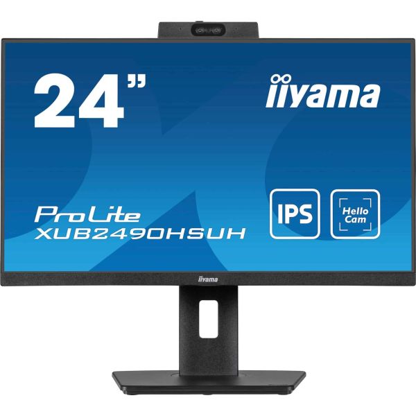 iiyama ProLite XUB2490HSUH-B1 computer monitor 60,5 cm (23.8") 1920 x 1080 Pixels Full HD LED Zwart (XUB2490HSUH-B1) iiyama ProLite XUB2490HSUH-B1 computer monitor 60,5 cm (23.8") 1920 x 1080 Pixels Full HD LED Zwart (XUB2490HSUH-B1)