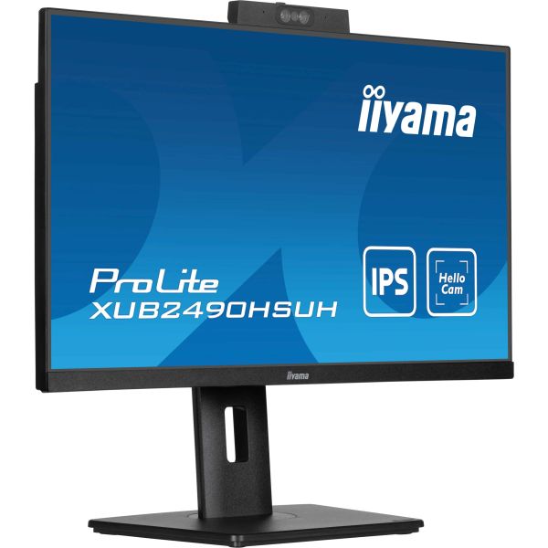 iiyama ProLite XUB2490HSUH-B1 computer monitor 60,5 cm (23.8") 1920 x 1080 Pixels Full HD LED Zwart (XUB2490HSUH-B1) iiyama ProLite XUB2490HSUH-B1 computer monitor 60,5 cm (23.8") 1920 x 1080 Pixels Full HD LED Zwart (XUB2490HSUH-B1)