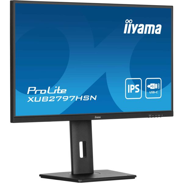 iiyama ProLite XUB2797HSN-B1 computer monitor 68,6 cm (27") 1920 x 1080 Pixels Full HD LED Zwart (XUB2797HSN-B1) iiyama ProLite XUB2797HSN-B1 computer monitor 68,6 cm (27") 1920 x 1080 Pixels Full HD LED Zwart (XUB2797HSN-B1)