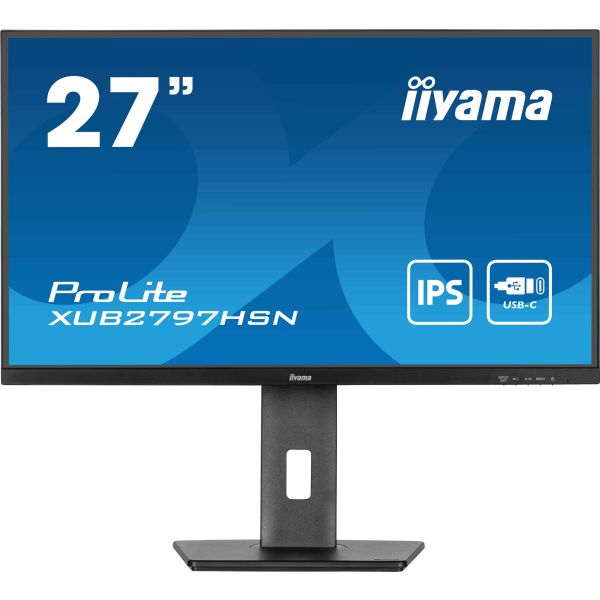 iiyama ProLite XUB2797HSN-B1 computer monitor 68,6 cm (27") 1920 x 1080 Pixels Full HD LED Zwart (XUB2797HSN-B1)