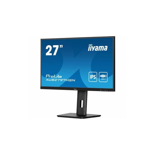 iiyama ProLite XUB2797QSU-B1 computer monitor 68,6 cm (27") 2560 x 1440 Pixels Wide Quad HD LED Zwart (XUB2797QSU-B1) iiyama ProLite XUB2797QSU-B1 computer monitor 68,6 cm (27") 2560 x 1440 Pixels Wide Quad HD LED Zwart (XUB2797QSU-B1)