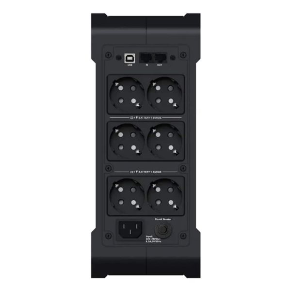 Vertiv PSA6-1600IT-SCH UPS Line-interactive 1,6 kVA 1000 W 6 AC-uitgang(en) (PSA6-1600IT-SCH)
