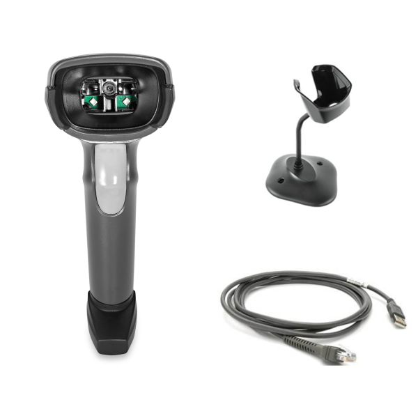 Zebra DS2208-SR Handheld Scanner - USB - Stand (DS2208-SR7U2100SGW)