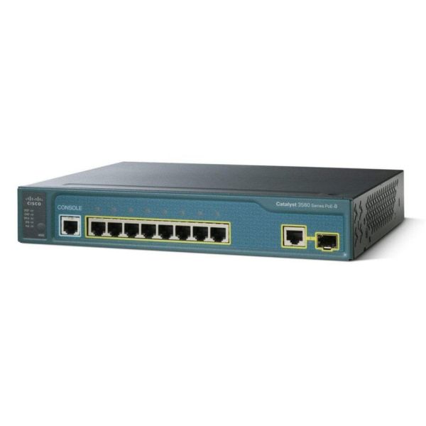 Cisco Catalyst 3560 24-Port 10/100 PoE Switch met 2 (WS-C3560-24PS-E)