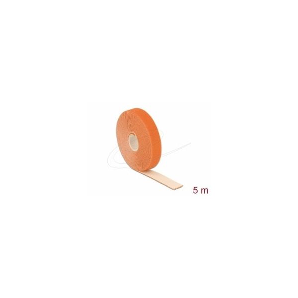 DELOCK Klettband selbstklebend B 20mm x L 2m weiß (19067)