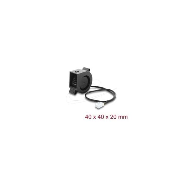 Delock Axiallüfter 5 V DC, 35 x 35 x 10 mm schwarz (67616)