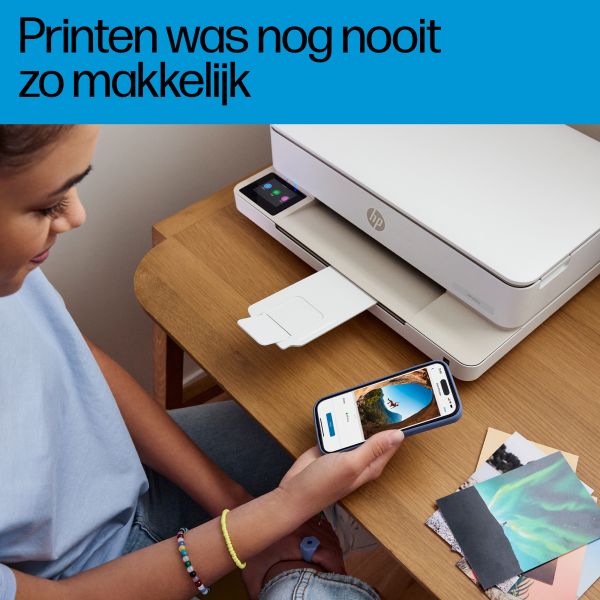 HP ENVY 6122e Wireless All-in-One Kleur Printer, Instant Ink; Foto's printen (714L9B#686) HP ENVY 6122e Wireless All-in-One Kleur Printer, Instant Ink; Foto's printen