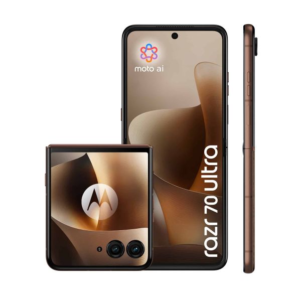 Motorola razr 70 ultra 17,7 cm (6.96") Dual SIM Android 16.0 5G USB Type-C 16 GB 512 GB 5000 mAh Hout (PBB20013SE) Motorola razr 70 ultra 17,7 cm (6.96") Dual SIM Android 16.0 5G USB Type-C 16 GB 512 GB 5000 mAh Hout (PBB20013SE)