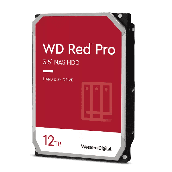 Western Digital Red Pro 12TB 3.5" SATA 6Gb/s NAS Harde Schijf (CMR) (WD121KFBX)