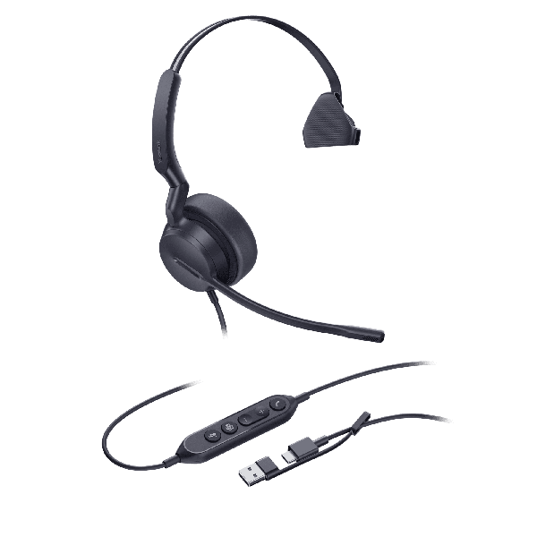 Yealink UH44 Dual USB-C/A Headset voor Microsoft Teams (UH44 DUAL TEAMS USB-C/A)