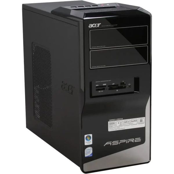 Acer Computerbehuizing Wit met Zijpaneel en Front (66.BQ8DB.001)