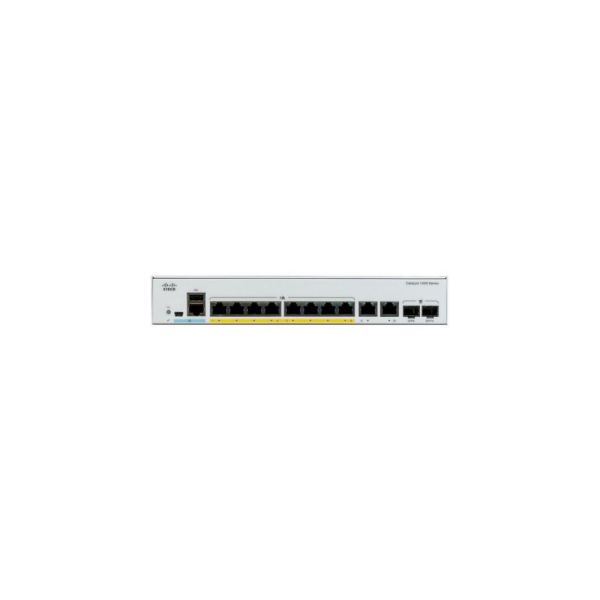 Cisco Catalyst C1000-8T-2G-L Switch 8x 1GbE 2x SFP Refurbished (C1000-8T-2G-L-RFB)