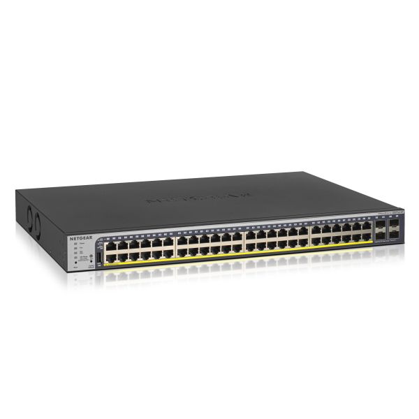 NETGEAR GS752TP Managed L2/L3/L4 Gigabit Ethernet (10/100/1000) Power over Ethernet (PoE) 1U Zwart (GS752TP-300EUS)