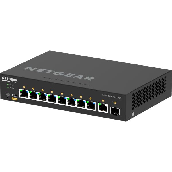 NETGEAR GSM4210PD Managed L2/L3 Gigabit Ethernet (10/100/1000) Power over Ethernet (PoE) Zwart (GSM4210PD-100EUS)