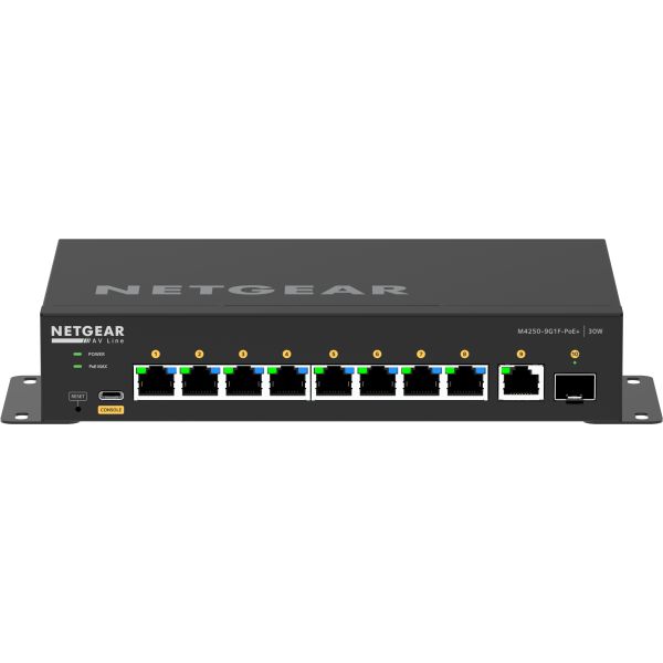 NETGEAR GSM4210PD Managed L2/L3 Gigabit Ethernet (10/100/1000) Power over Ethernet (PoE) Zwart (GSM4210PD-100EUS)