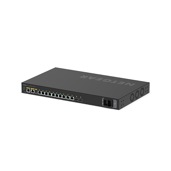 NETGEAR GSM4212UX Managed L2/L3 Gigabit Ethernet (10/100/1000) Power over Ethernet (PoE) 1U Zwart (GSM4212UX-100EUS)