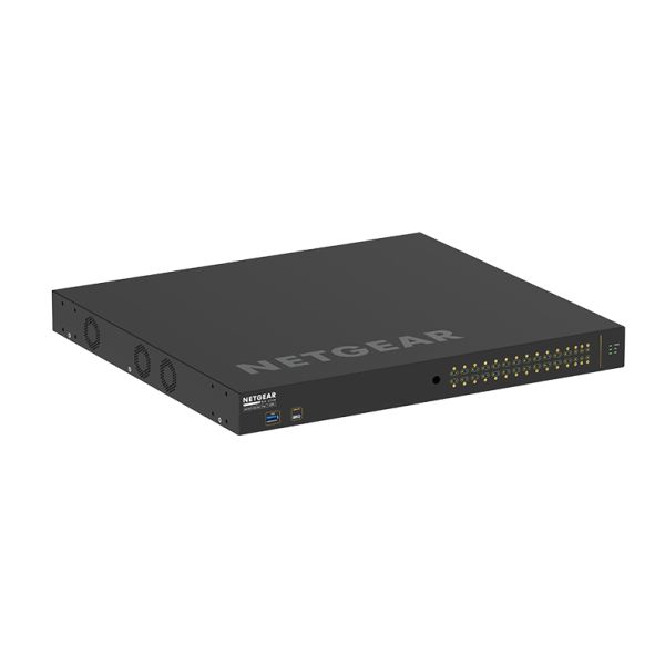 NETGEAR GSM4230PX Managed L2/L3 Gigabit Ethernet (10/100/1000) Power over Ethernet (PoE) 1U Zwart (GSM4230PX-100EUS)