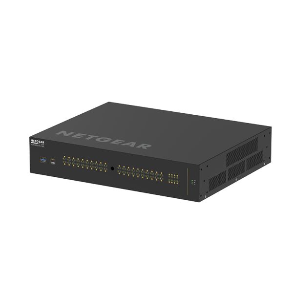 NETGEAR GSM4248UX Managed L2/L3 Gigabit Ethernet (10/100/1000) Power over Ethernet (PoE) 2U Zwart (GSM4248UX-100EUS)