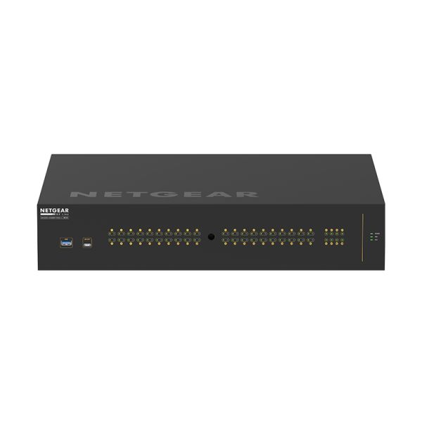 NETGEAR GSM4248UX Managed L2/L3 Gigabit Ethernet (10/100/1000) Power over Ethernet (PoE) 2U Zwart (GSM4248UX-100EUS)