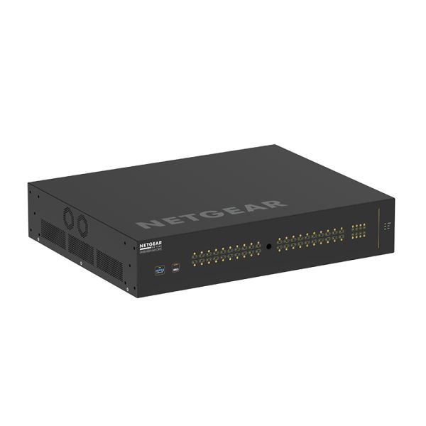 NETGEAR GSM4248UX Managed L2/L3 Gigabit Ethernet (10/100/1000) Power over Ethernet (PoE) 2U Zwart (GSM4248UX-100EUS)