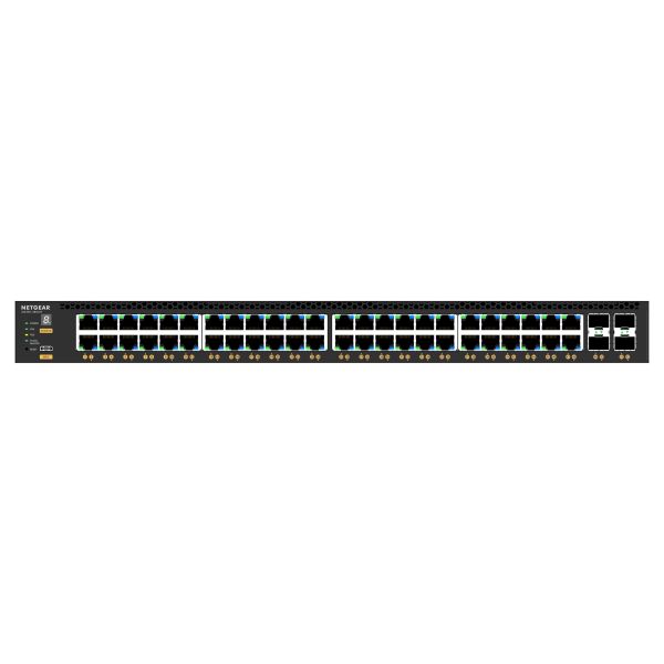 NETGEAR GSM4352 Managed L3 Gigabit Ethernet (10/100/1000) Power over Ethernet (PoE) 1U Zwart (GSM4352-100NES)