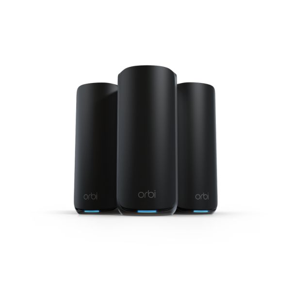 NETGEAR Orbi 870 Tri-band (2,4 GHz / 5 GHz / 6 GHz) Wi-Fi 7 (802.11be) Zwart 4 Intern (RBE873B-100EUS)