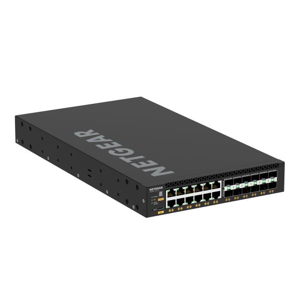 NETGEAR XSM4324 Managed L3 10G Ethernet (100/1000/10000) 1U Zwart (XSM4324-100NES)