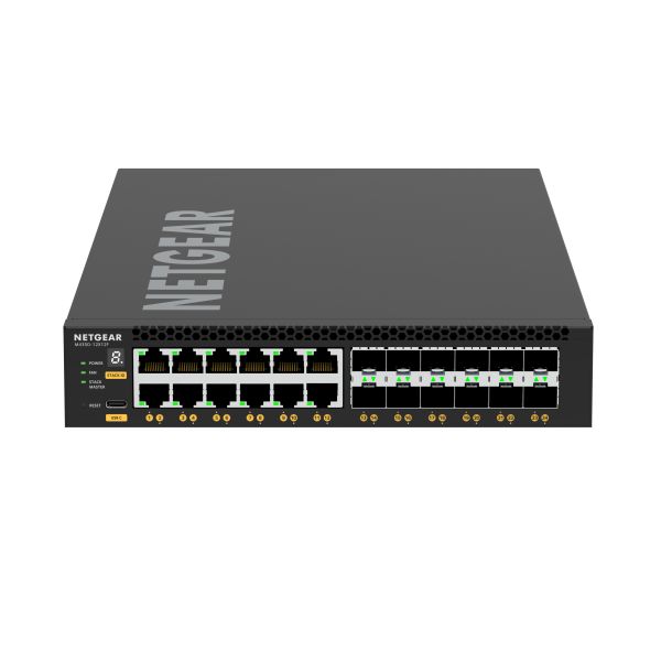 NETGEAR XSM4324 Managed L3 10G Ethernet (100/1000/10000) 1U Zwart (XSM4324-100NES)