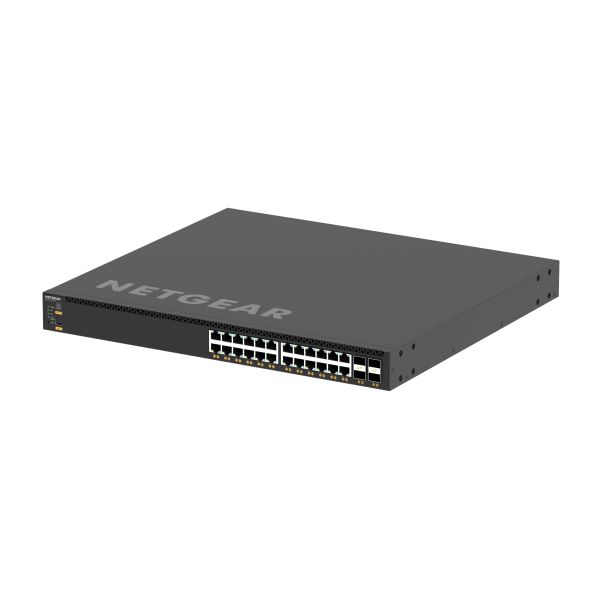 NETGEAR XSM4328CV Managed L3 10G Ethernet (100/1000/10000) Power over Ethernet (PoE) 1U Zwart (XSM4328CV-100NES)
