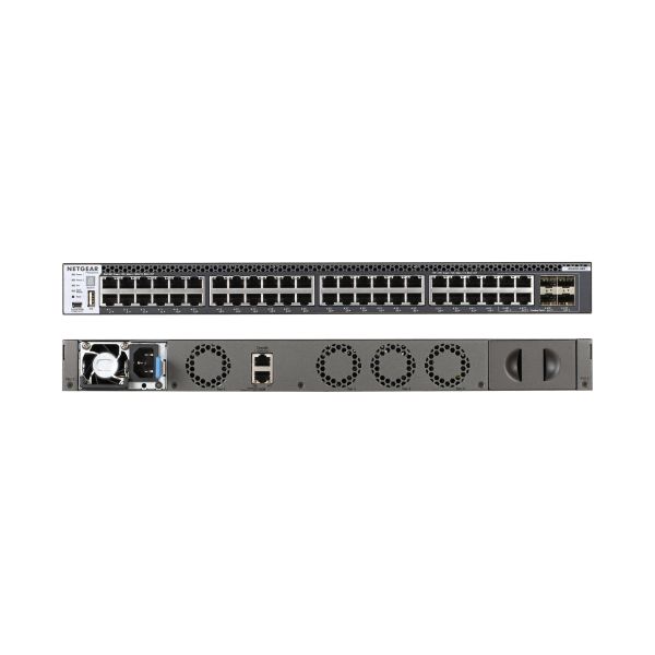NETGEAR XSM4348CS Managed 10G Ethernet (100/1000/10000) 1U Grijs (XSM4348CS-100NES)