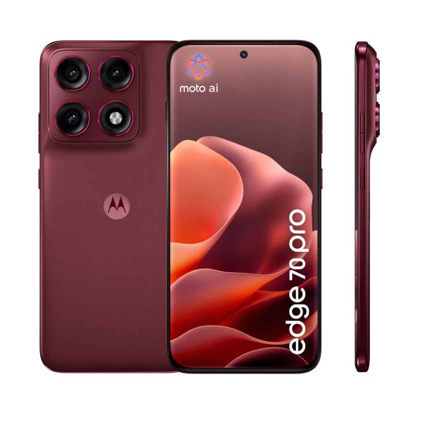 Motorola edge 70 pro 17,2 cm (6.78") Dual SIM Android 16.0 5G USB Type-C 8 GB 256 GB 6500 mAh Bordeaux (PBC20084SE) Motorola edge 70 pro 17,2 cm (6.78") Dual SIM Android 16.0 5G USB Type-C 8 GB 256 GB 6500 mAh Bordeaux (PBC20084SE)