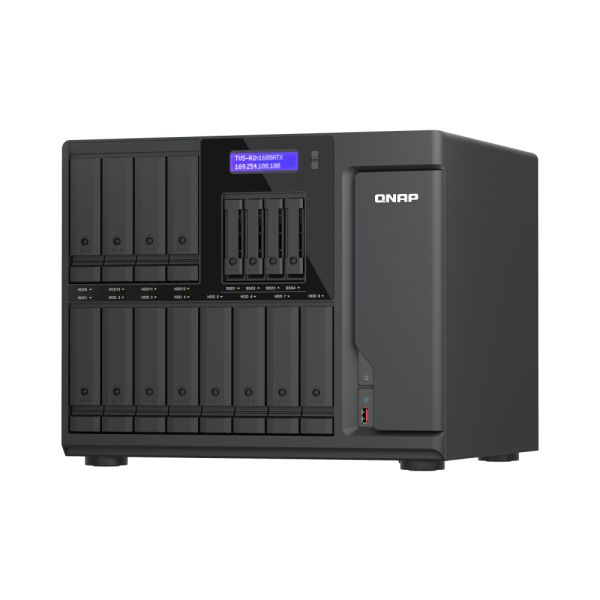 QNAP TVS-AIH1688ATX-U9-32G data-opslag-server NAS Tower 32 GB DDR5 0 TB QuTS hero Zwart (TVS-AIH1688ATX-U9-32G) QNAP TVS-AIH1688ATX-U9-32G data-opslag-server NAS Tower 32 GB DDR5 0 TB QuTS hero Zwart (TVS-AIH1688ATX-U9-32G)