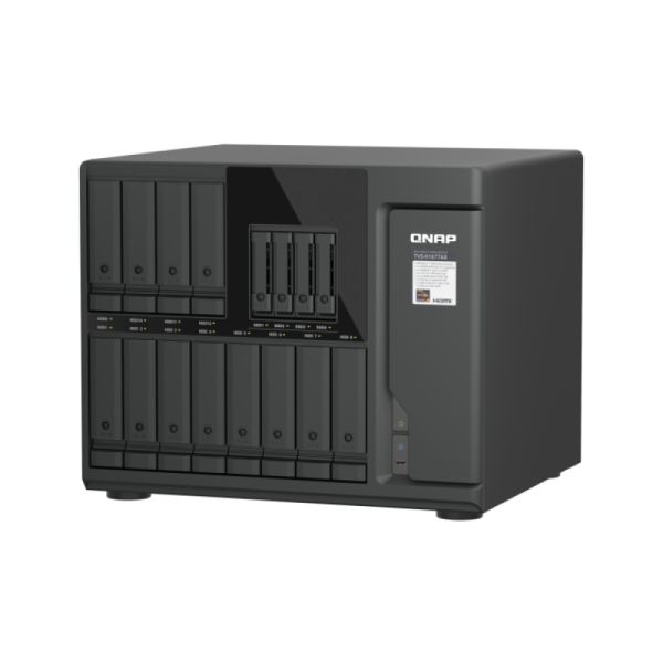 QNAP TVS-H1677AX-R5-16G data-opslag-server NAS Tower AMD Ryzen™ 5 16 GB DDR5 0 TB QuTS hero Zwart (TVS-H1677AX-R5-16G) QNAP TVS-H1677AX-R5-16G data-opslag-server NAS Tower AMD Ryzen™ 5 16 GB DDR5 0 TB QuTS hero Zwart (TVS-H1677AX-R5-16G)