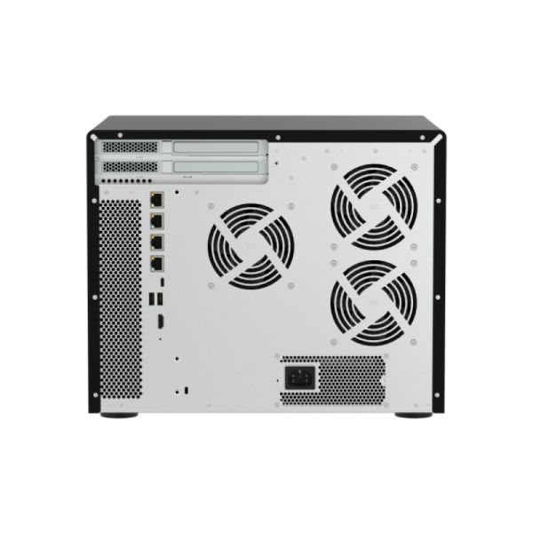 QNAP TVS-H1677AX-R5-16G data-opslag-server NAS Tower AMD Ryzen™ 5 16 GB DDR5 0 TB QuTS hero Zwart (TVS-H1677AX-R5-16G) QNAP TVS-H1677AX-R5-16G data-opslag-server NAS Tower AMD Ryzen™ 5 16 GB DDR5 0 TB QuTS hero Zwart (TVS-H1677AX-R5-16G)