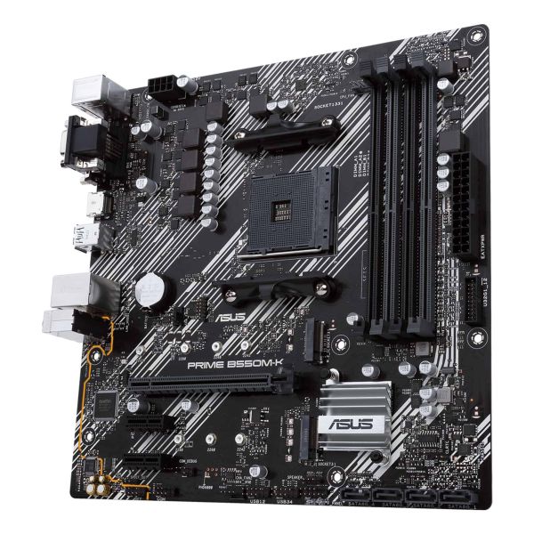 ASUS PRIME B550M-K AMD B550 Socket AM4 micro ATX (PRIME B550M-K) ASUS PRIME B550M-K AMD B550 Socket AM4 micro ATX (PRIME B550M-K)