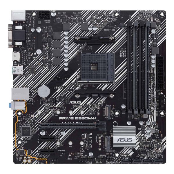 ASUS PRIME B550M-K AMD B550 Socket AM4 micro ATX (PRIME B550M-K)