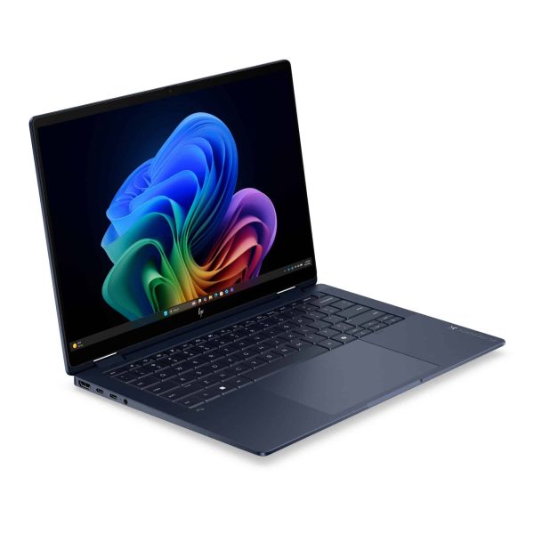 HP EliteBook X Flip G2i 14 Next Gen AI PC Copilot+ PC Intel Core Ultra 7 356H Hybride (2-in-1) 35,6 cm (14") Touchscreen WUXGA 32 GB LPDDR5x-SDRAM 1 TB SSD Wi-Fi 7 (802.11be) Windows 11 Pro Blauw QWERTY (DV0F4ET#ABH)