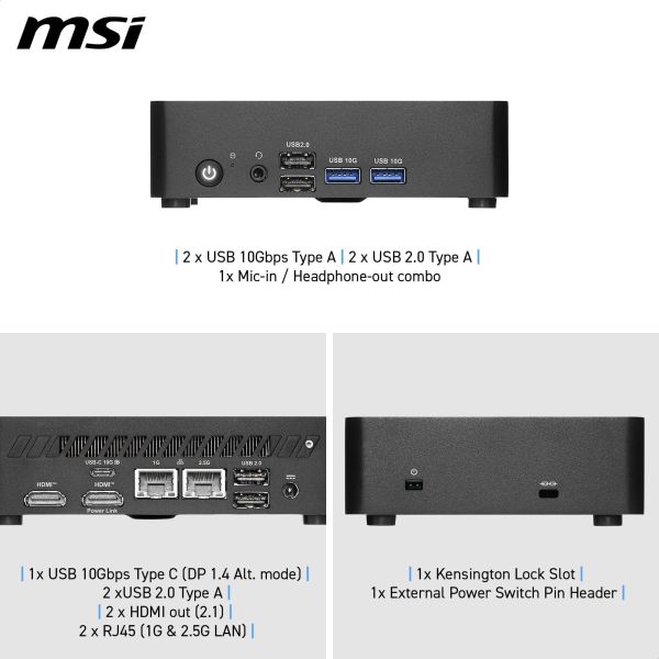 MSI Cubi NUC TWG S-006BEU Cube Zwart N150 Intel SoC BGA 1264 (CUBI NUC TWG S-006BEU) MSI Cubi NUC TWG S-006BEU Cube Zwart N150 Intel SoC BGA 1264 (CUBI NUC TWG S-006BEU)