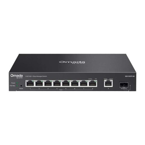 TP-Link Omada 8-Port 2.5G+2-Port 10G Easy Mana (ES210XPP-M2)