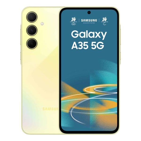 Samsung Galaxy A35 5G 16,8 cm (6.6") Hybride Dual SIM Android 14 USB Type-C 6 GB 128 GB 5000 mAh Geel (SM-A356BZYBEUE)