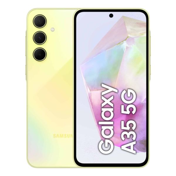 Samsung Galaxy A35 5G 16,8 cm (6.6") Hybride Dual SIM Android 14 USB Type-C 6 GB 128 GB 5000 mAh Geel (SM-A356BZYBEUE)