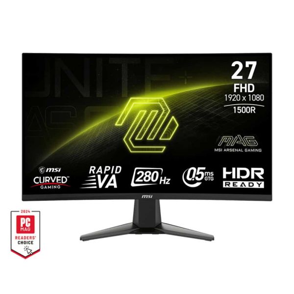 MSI MAG 276CXF computer monitor 68,6 cm (27") 1920 x 1080 Pixels Full HD LCD Zwart (MAG 276CXFDE)