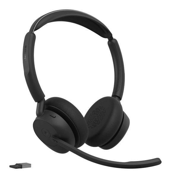 Jabra Evolve3 45 Headset Draadloos Hoofdband Kantoor/callcenter USB Type-A Bluetooth Zwart (34599-999-999)