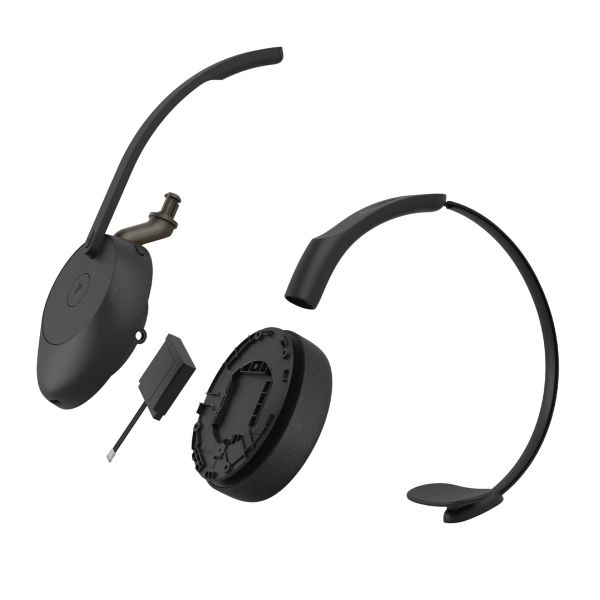 Jabra Evolve3 65 Headset Draadloos Hoofdband Kantoor/callcenter USB Type-C Bluetooth Zwart (36599-899-899)